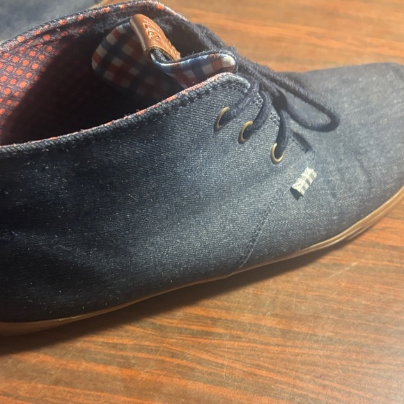 Ben Sherman Denim Blue Chukka Boots - Picture 5 of 12